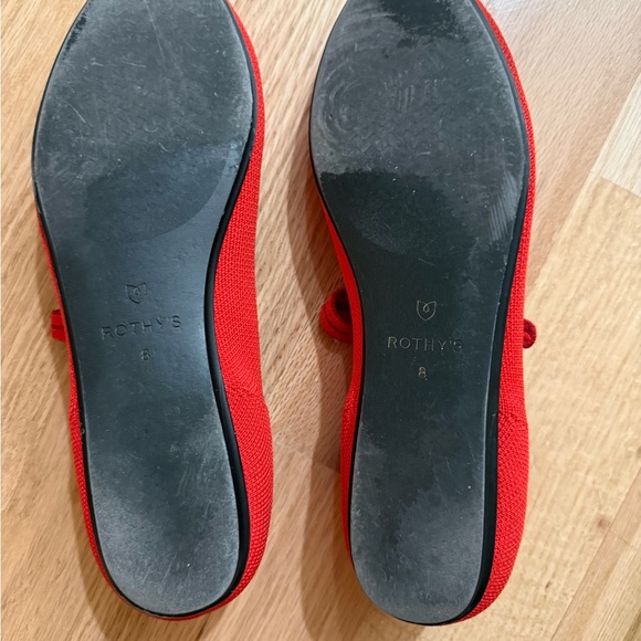 Rothy's Vibrant Red Flats - Picture 2 of 2
